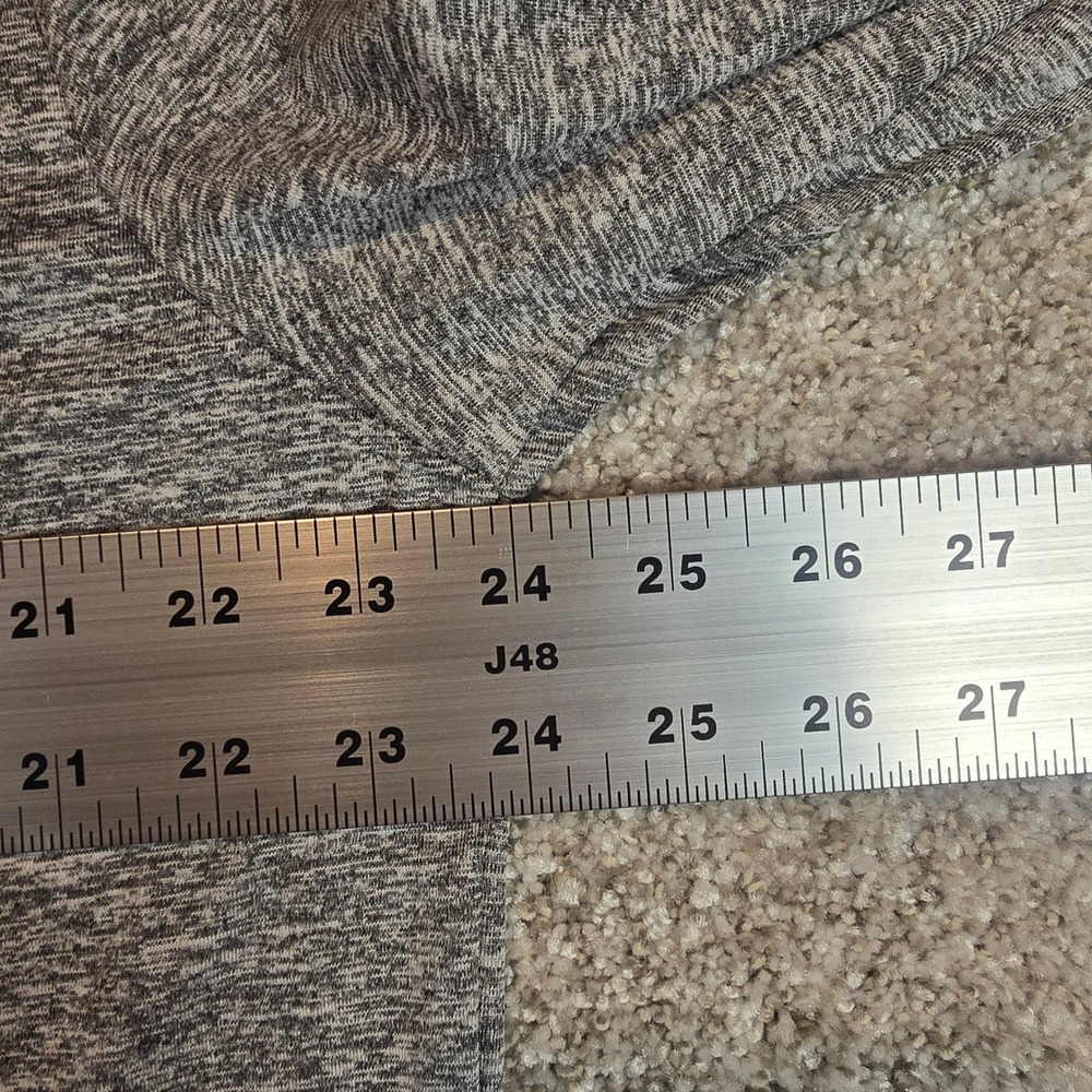 Exarus Mens 3XL Gray Space Dye Quarter Zip Pullover Performance Shirt Pocket - Picture 5 of 7